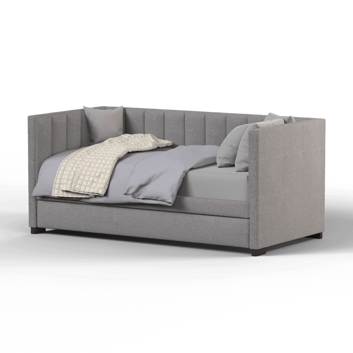 Bedspoke Capella Daybed – Grey Bouclé