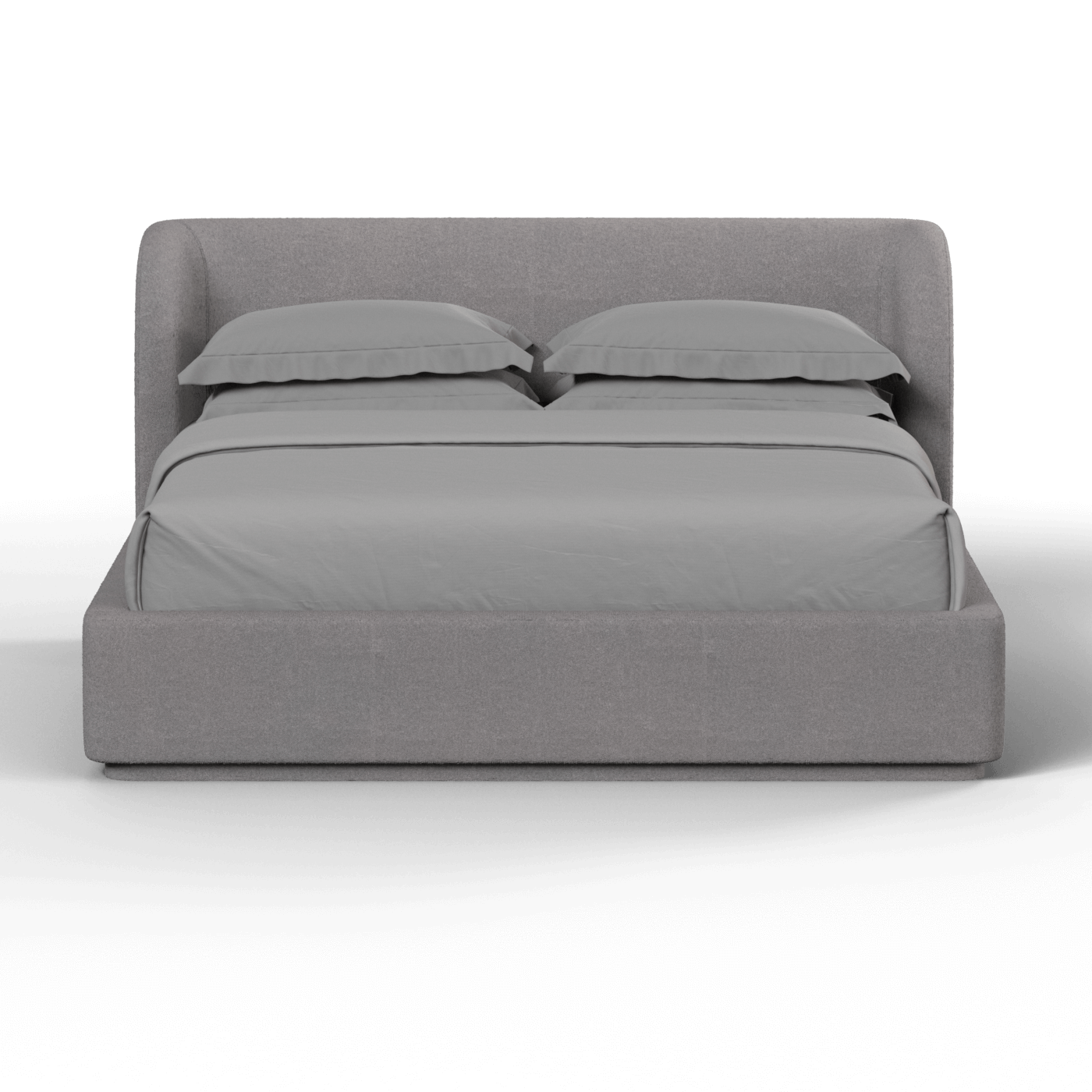 Giacomo Double Bed with Wide Panelled Headboard