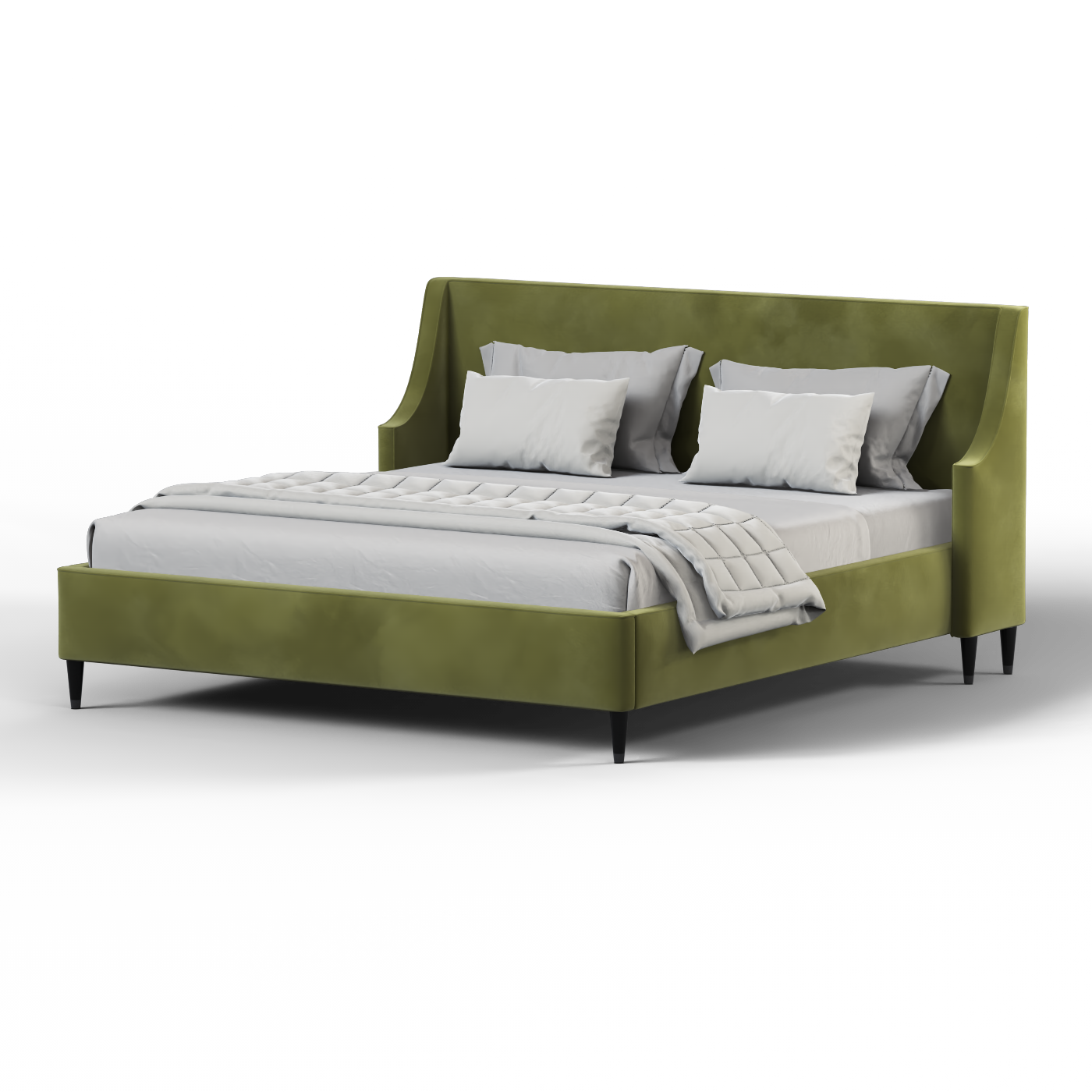 Laura Double Bed with High Headboard