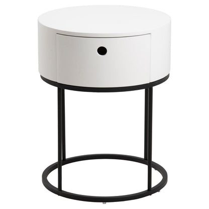 Bedside Table Polo - White