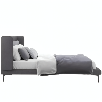 Elsa Bed with Refined Curves and Streamlined Headboard