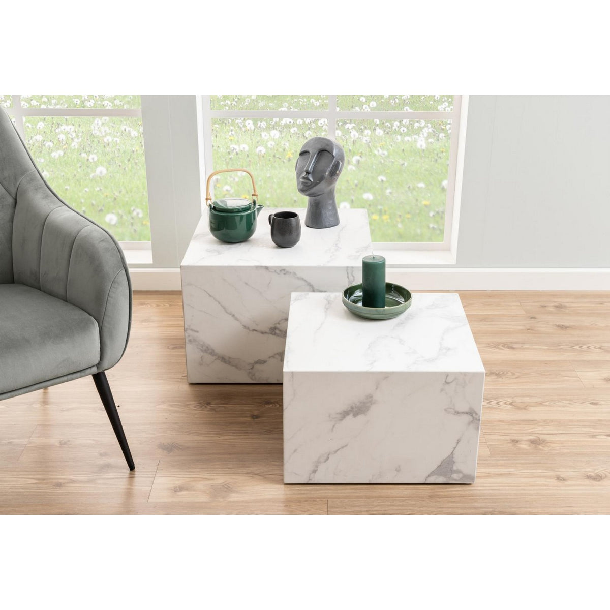 Сoffee Table Dice - White