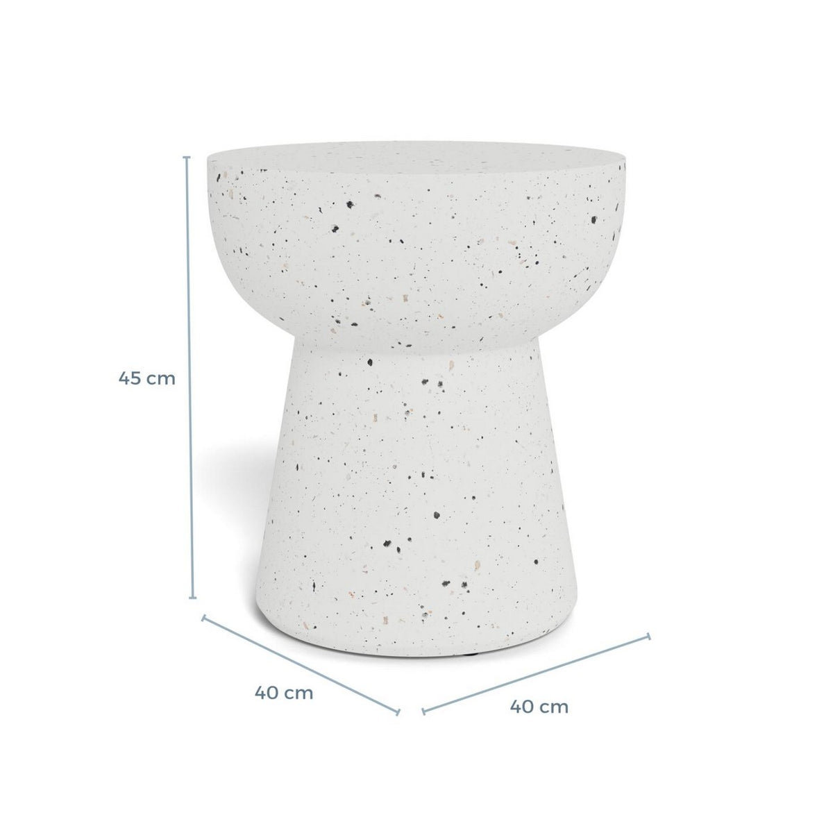Side Table Cabra - White