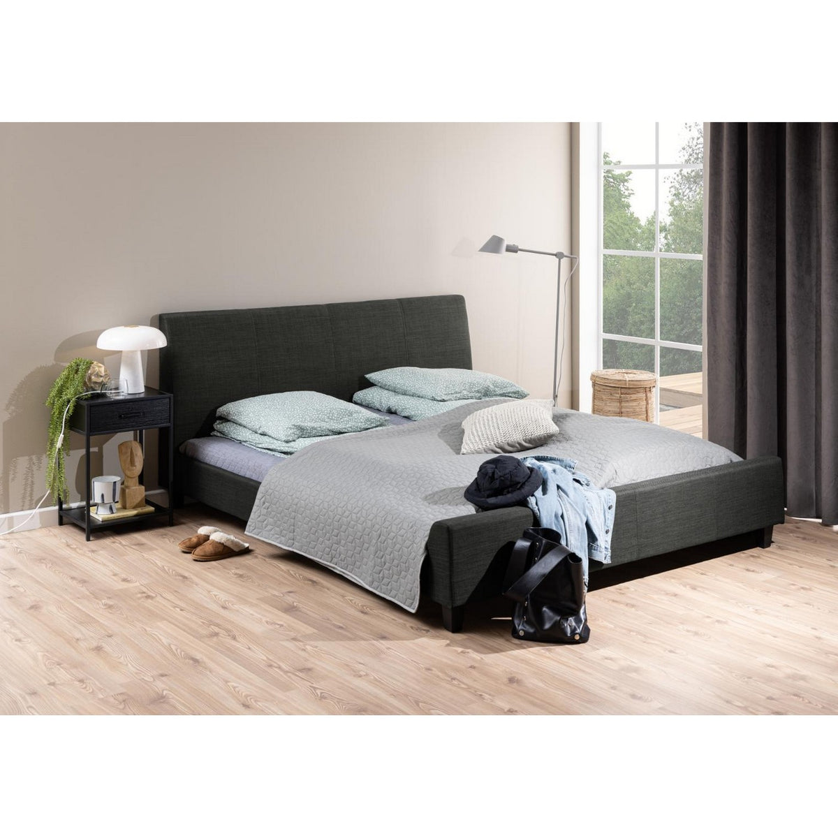 Bedside Table Seaford - Black