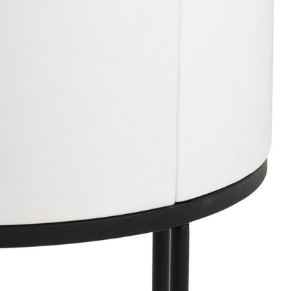 Bedside Table Polo - White