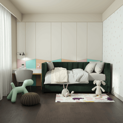 Capella Daybed with Sculpted Style and Built-In Versatility