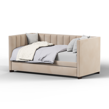 Capella Daybed with Sculpted Style and Built-In Versatility