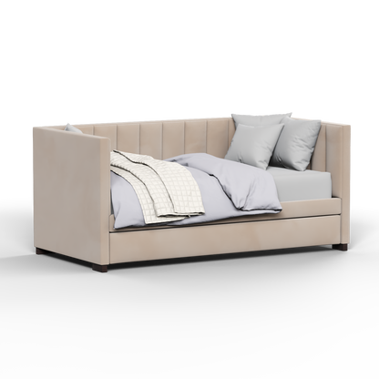 Capella Daybed with Sculpted Style and Built-In Versatility