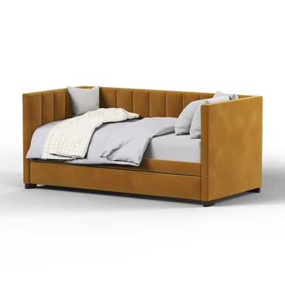 Capella Daybed with Sculpted Style and Built-In Versatility