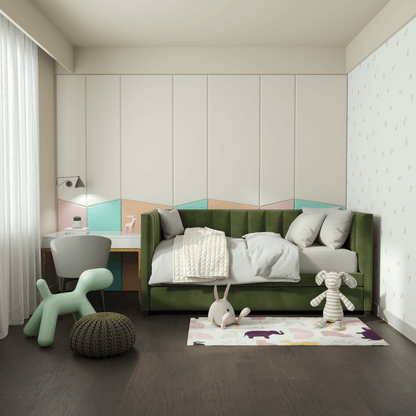 Capella Daybed with Sculpted Style and Built-In Versatility
