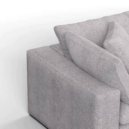 Ari modular corner Sofa with pouffe - Wide fabric range
