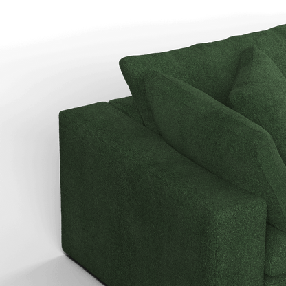 Ari modular corner Sofa with pouffe - Wide fabric range