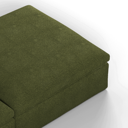 Ari modular corner Sofa with pouffe - Wide fabric range