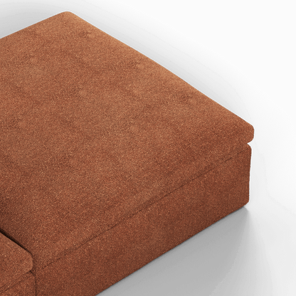Ari modular corner Sofa with pouffe - Wide fabric range