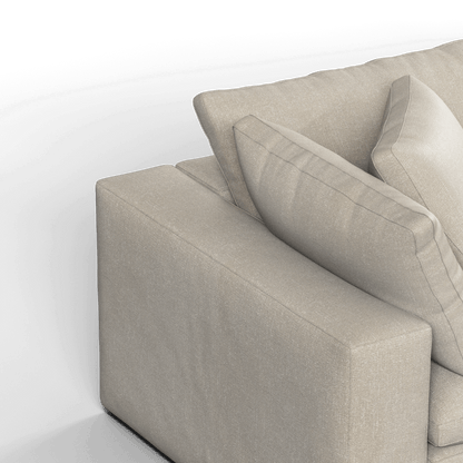 Ari modular corner Sofa with pouffe - Wide fabric range