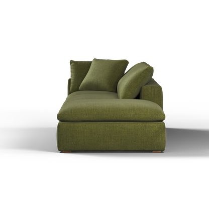 Ari modular corner Sofa with pouffe - Wide fabric range