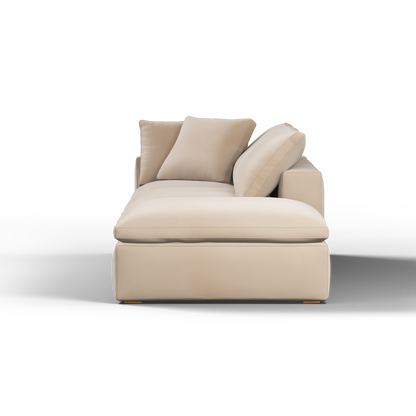 Ari modular corner Sofa with pouffe - Wide fabric range