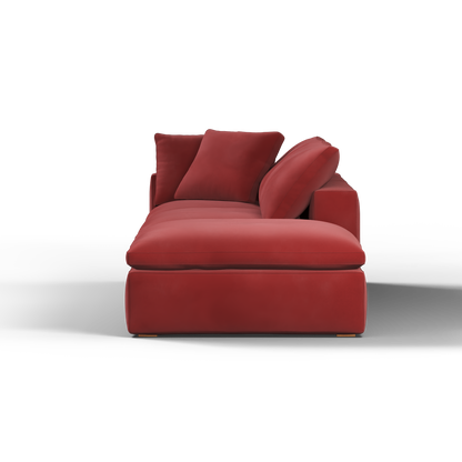 Ari modular corner Sofa with pouffe - Wide fabric range