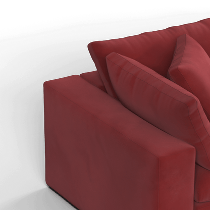 Ari modular corner Sofa with pouffe - Wide fabric range