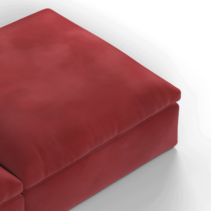 Ari modular corner Sofa with pouffe - Wide fabric range