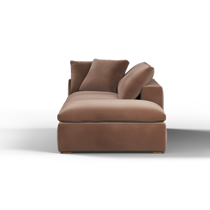 Ari modular corner Sofa with pouffe - Wide fabric range