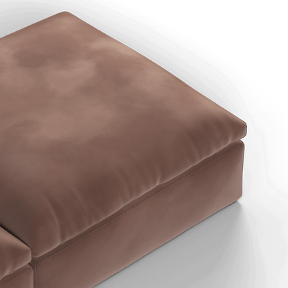 Ari modular corner Sofa with pouffe - Wide fabric range
