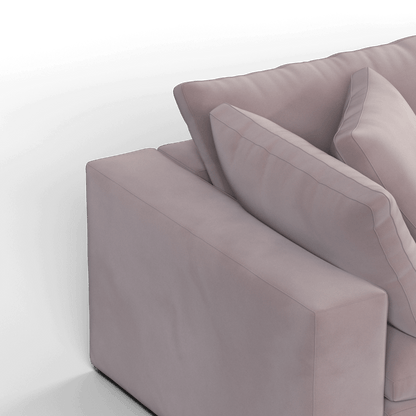Ari modular corner Sofa with pouffe - Wide fabric range