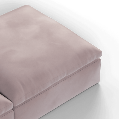 Ari modular corner Sofa with pouffe - Wide fabric range