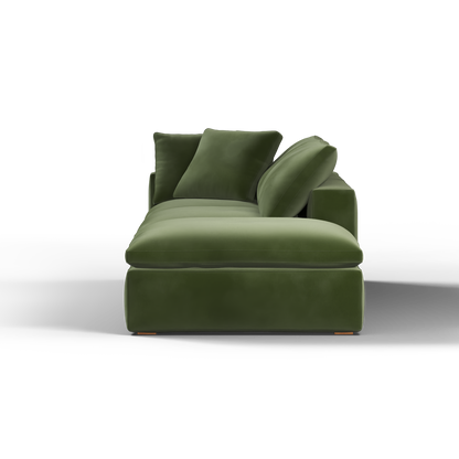 Ari modular corner Sofa with pouffe - Wide fabric range