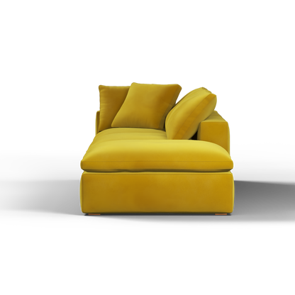 Ari modular corner Sofa with pouffe - Wide fabric range