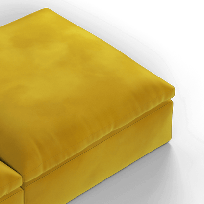 Ari modular corner Sofa with pouffe - Wide fabric range