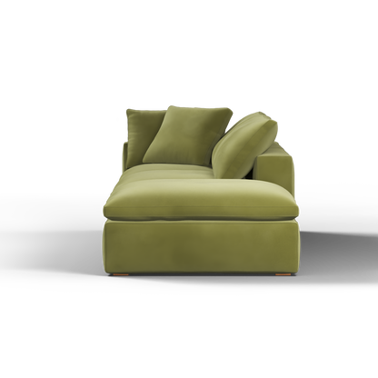 Ari modular corner Sofa with pouffe - Wide fabric range