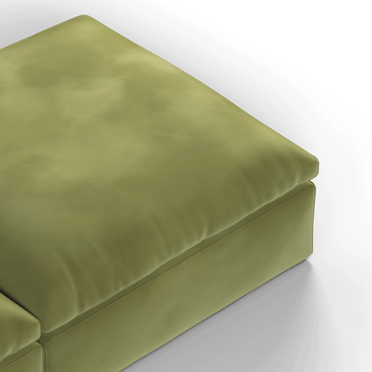 Ari modular corner Sofa with pouffe - Wide fabric range