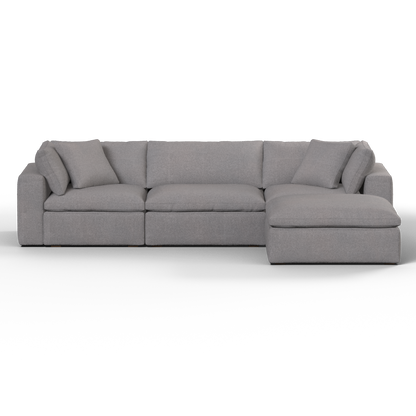 Ari three seater modular corner Sofa With Full Fabric Customisation