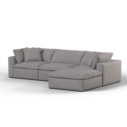 Ari three seater modular corner Sofa With Full Fabric Customisation