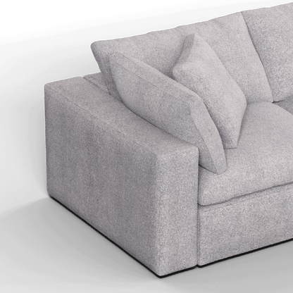 Ari three seater modular corner Sofa With Full Fabric Customisation