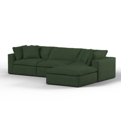 Ari three seater modular corner Sofa With Full Fabric Customisation
