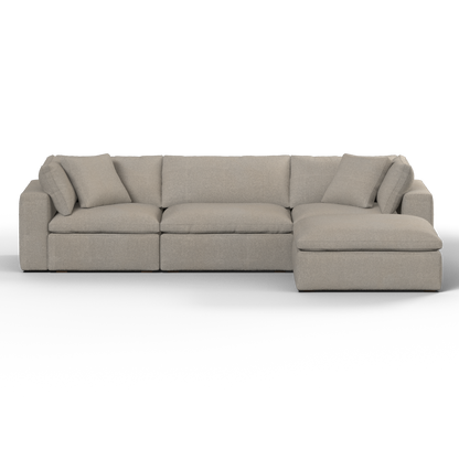 Ari three seater modular corner Sofa With Full Fabric Customisation