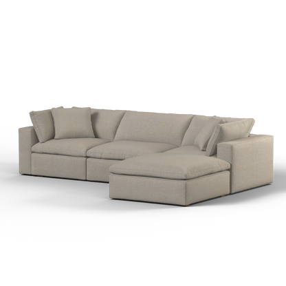 Ari three seater modular corner Sofa With Full Fabric Customisation