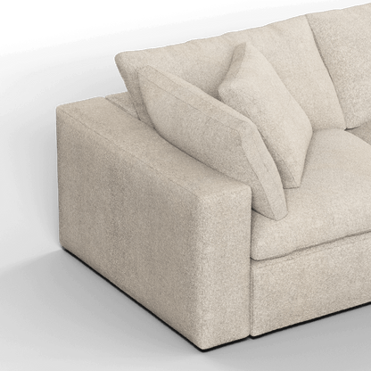 Ari three seater modular corner Sofa With Full Fabric Customisation