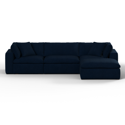 Ari three seater modular corner Sofa With Full Fabric Customisation