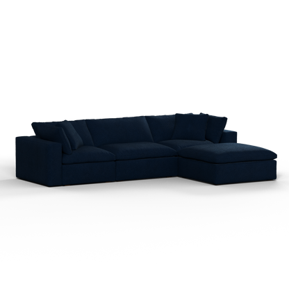 Ari three seater modular corner Sofa With Full Fabric Customisation