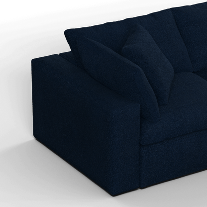 Ari three seater modular corner Sofa With Full Fabric Customisation