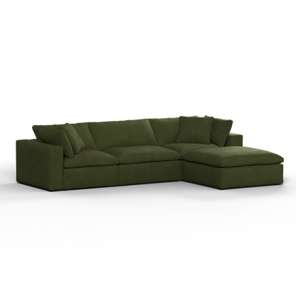 Ari three seater modular corner Sofa With Full Fabric Customisation