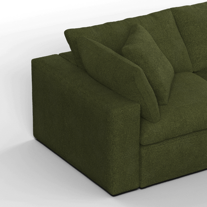 Ari three seater modular corner Sofa With Full Fabric Customisation