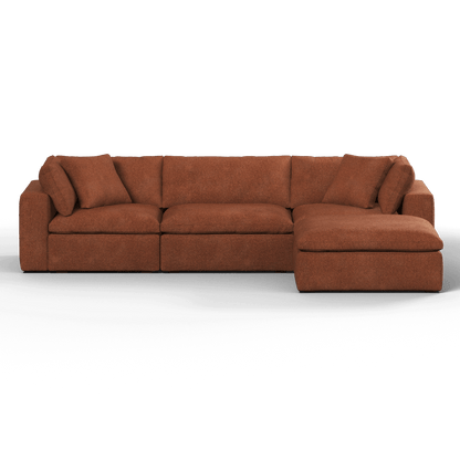 Ari three seater modular corner Sofa With Full Fabric Customisation