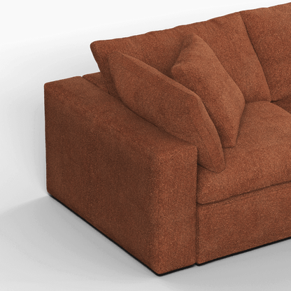 Ari three seater modular corner Sofa With Full Fabric Customisation