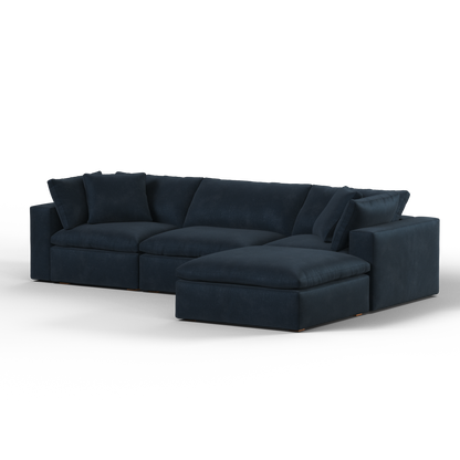 Ari three seater modular corner Sofa With Full Fabric Customisation