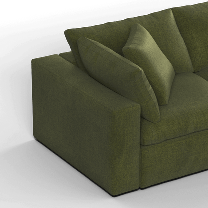 Ari three seater modular corner Sofa With Full Fabric Customisation