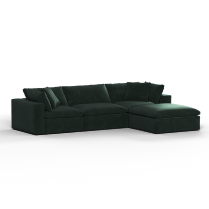 Ari three seater modular corner Sofa With Full Fabric Customisation